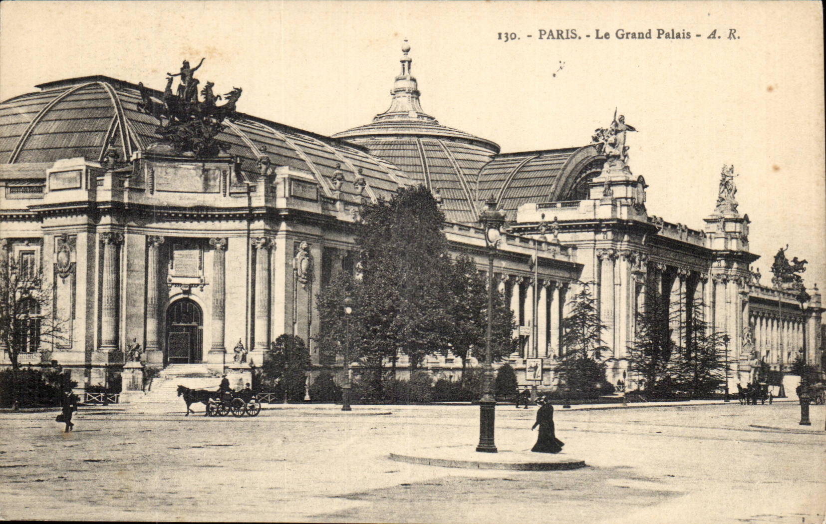 Paris CPA Notre Dame the Grand Palais