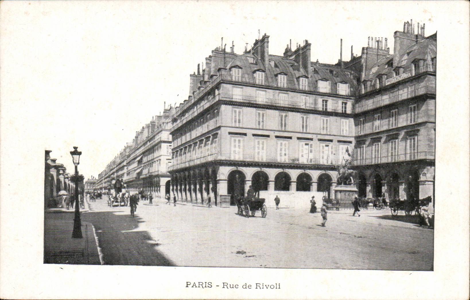 Paris CPA Rue de Rivoli