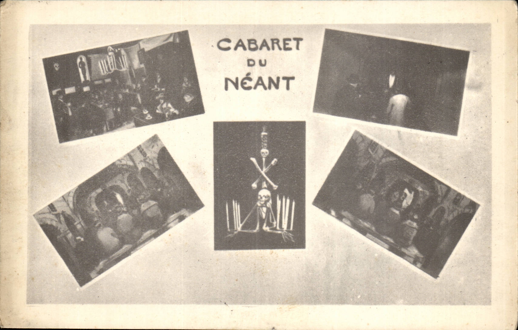 Paris CPA Montmartre Cabaret du neant