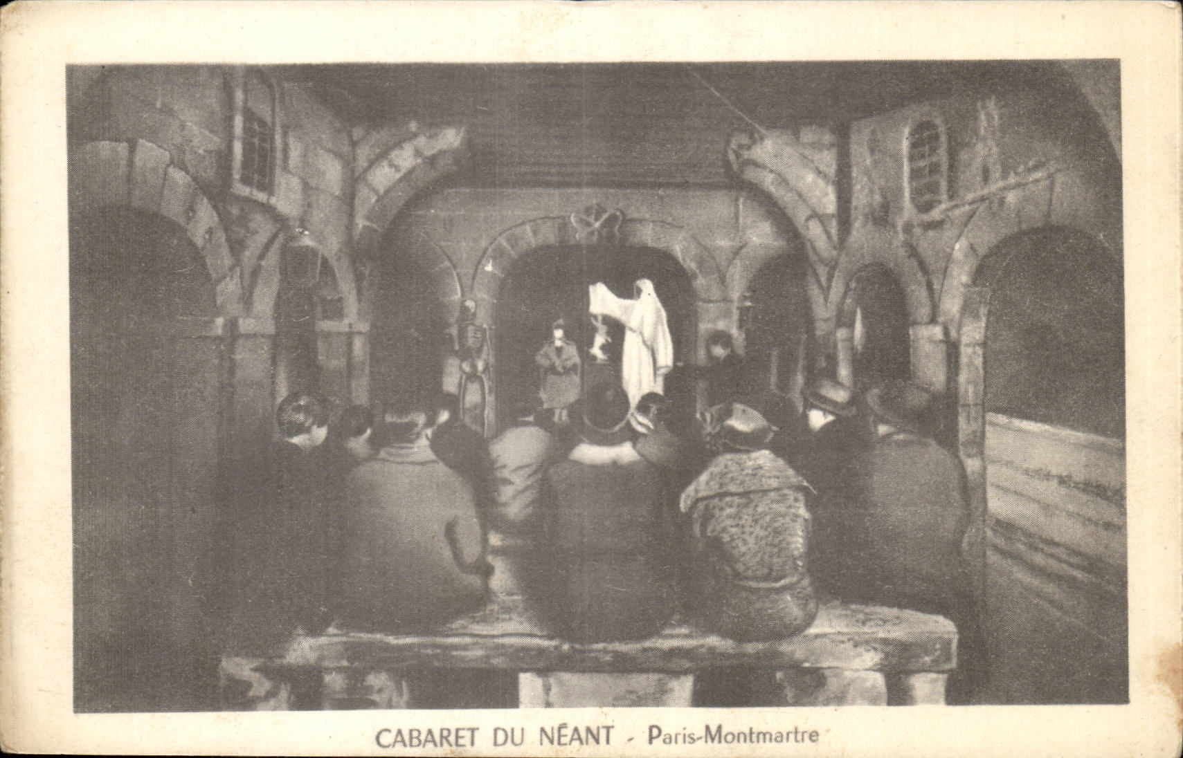 Paris CPA Montmartre Cabaret du neant