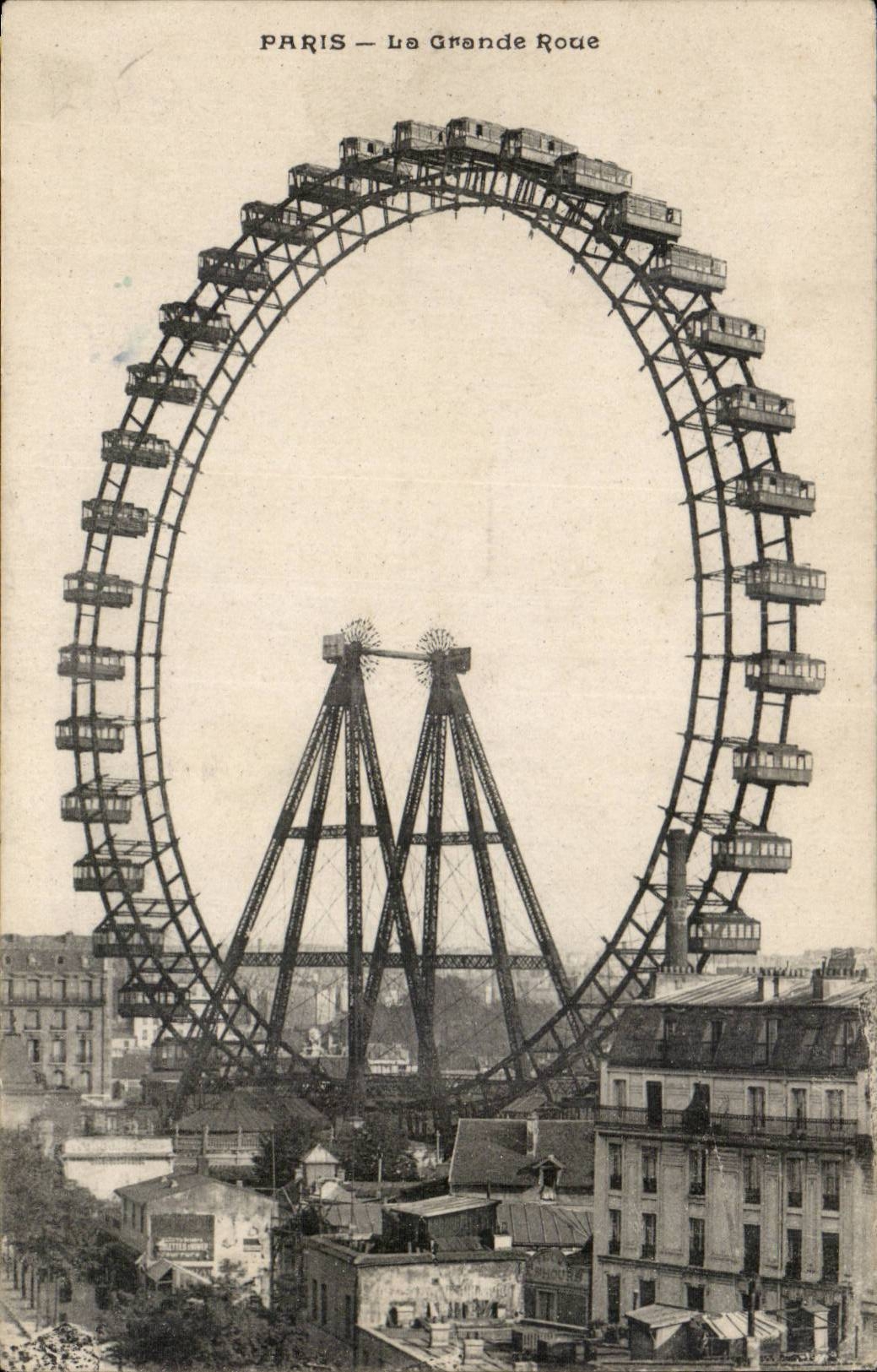 Paris CPA La grande roue