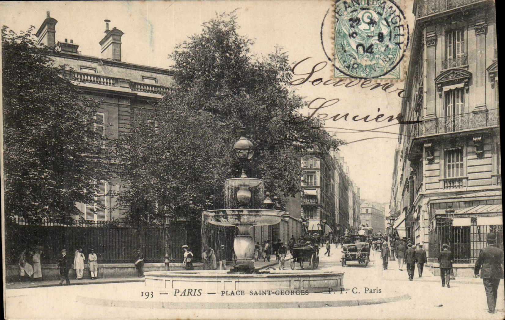 Paris CPA Place Saint Georges