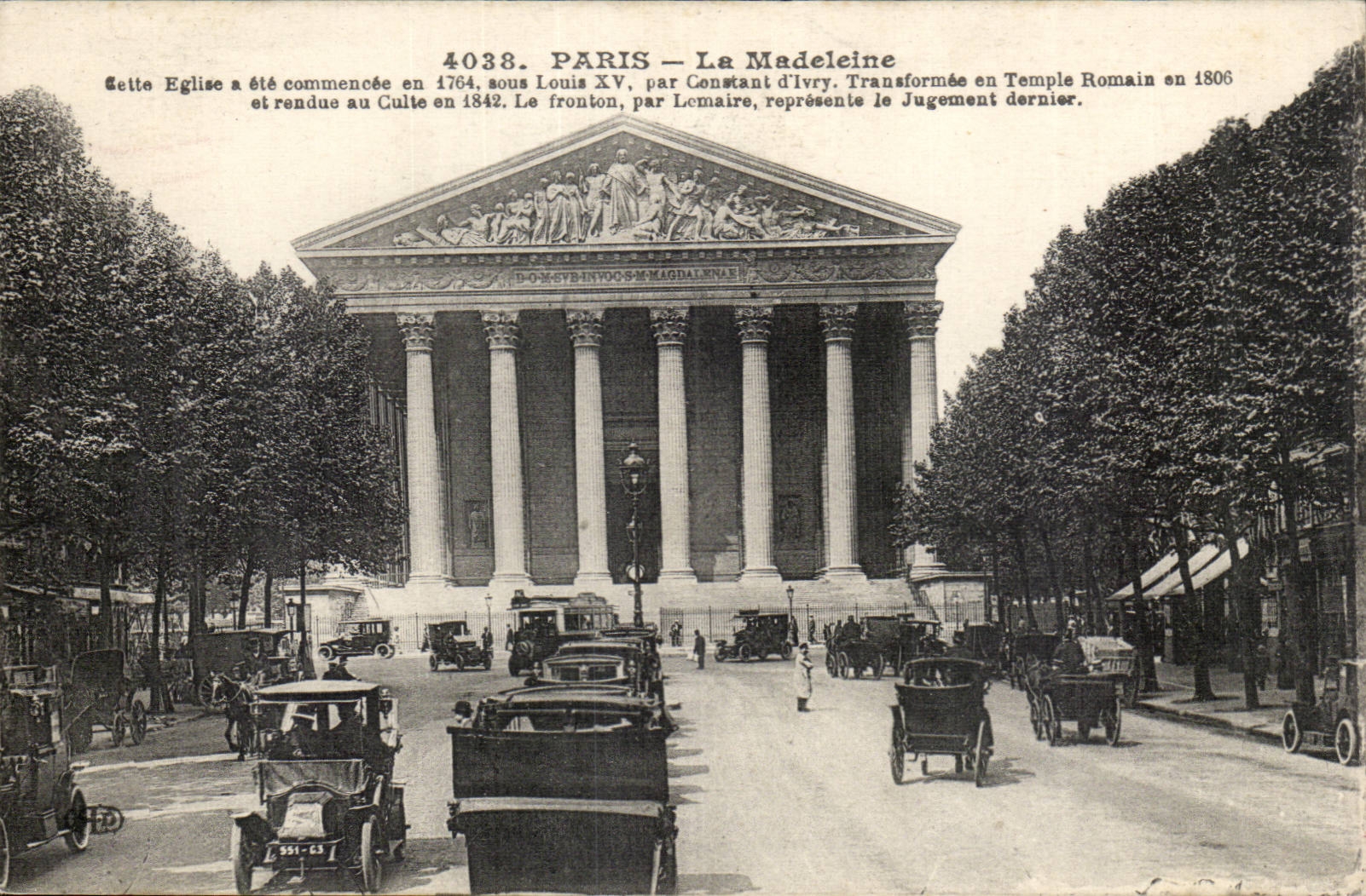 Paris CPA the Madeleine