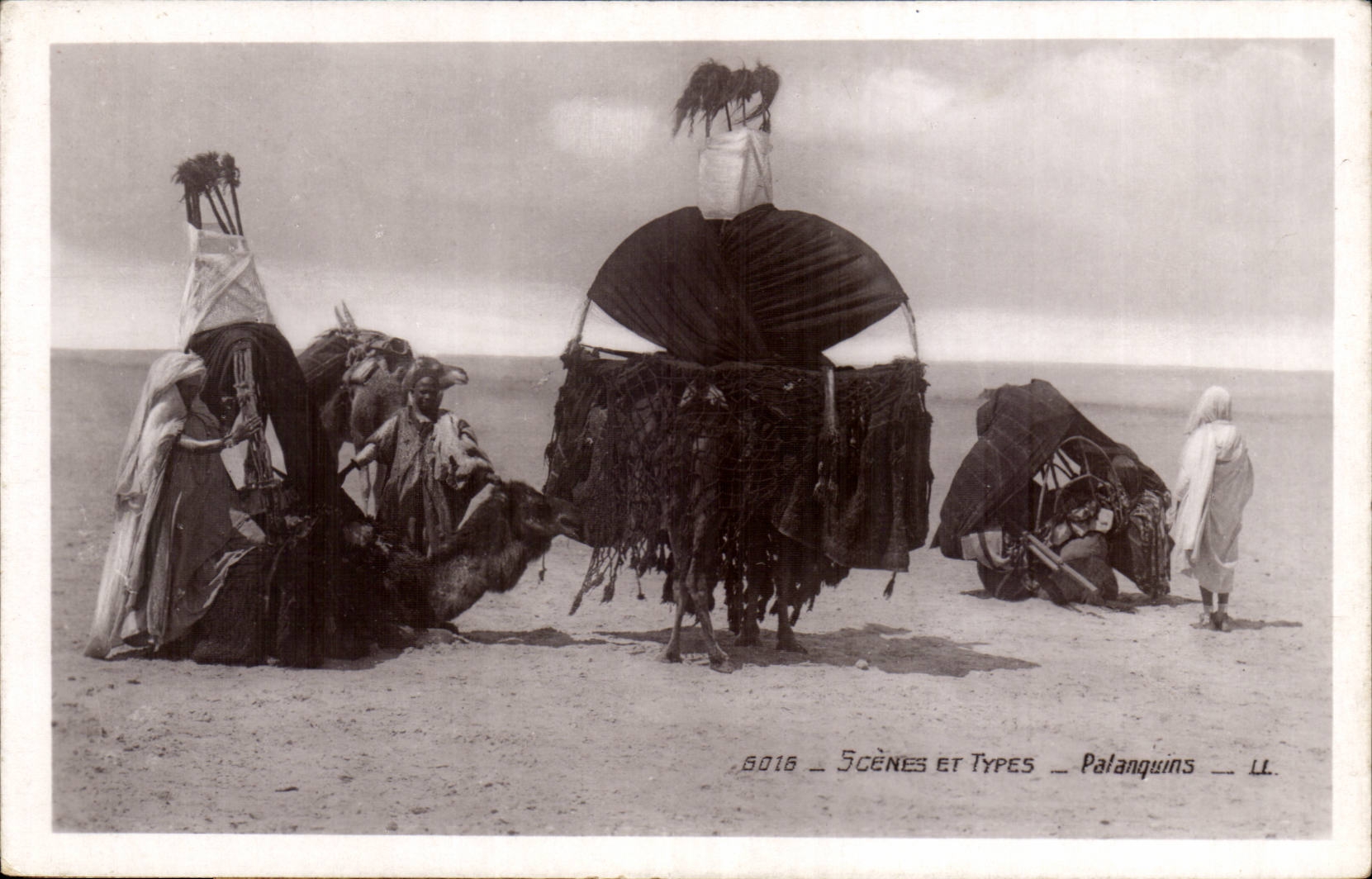 Szenen Algerien-CPA und Standardriffgerate