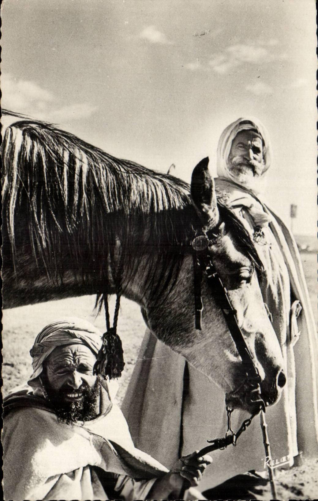 Szenen und Art Arten Algerien-CPA von Arabisch