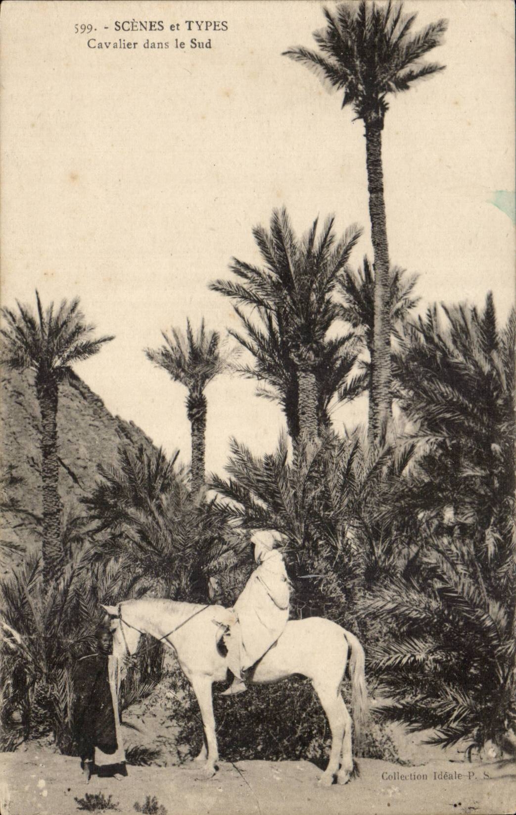 Szenen und Mitfahrer Algerien-CPA tippt den Suden ein