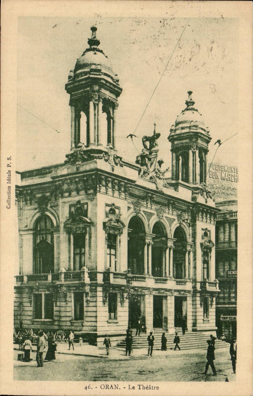 Algeria Oran CPA the theater