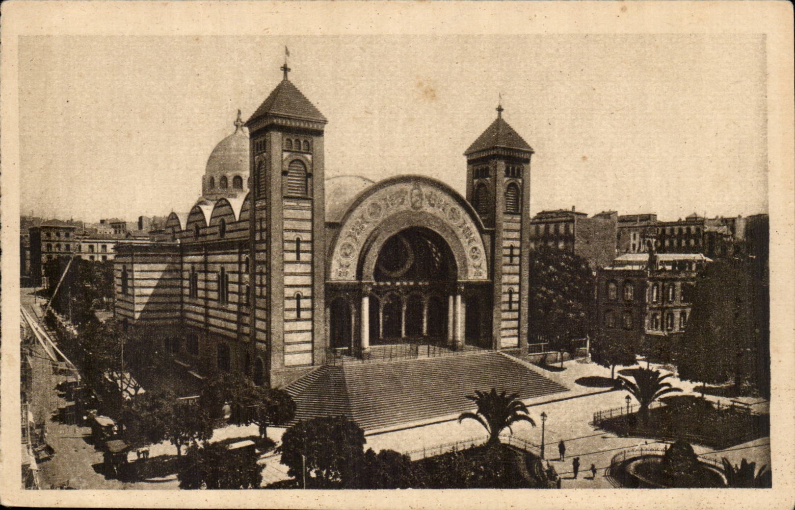 Algeria Oran CPA the cathedral