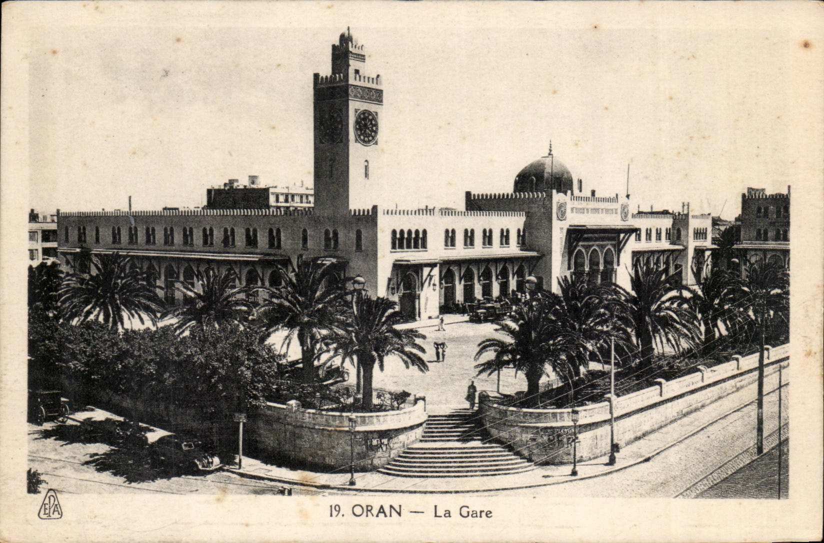 Algeria Oran CPA Train station