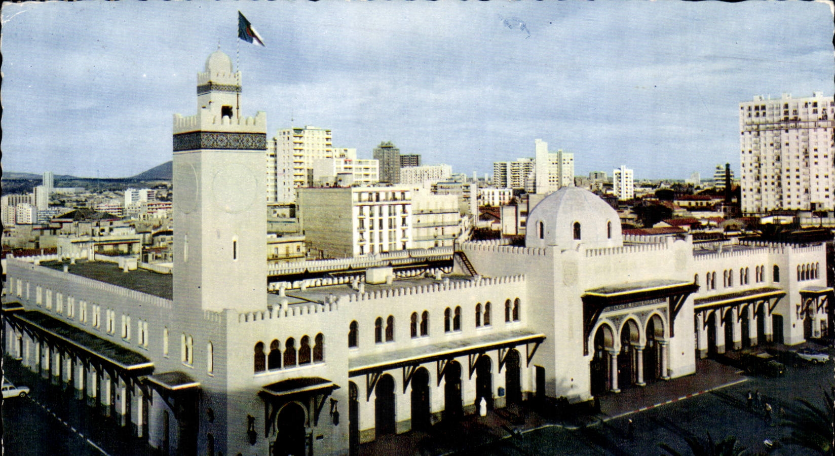 Algeria Oran CPA Train station of CFA