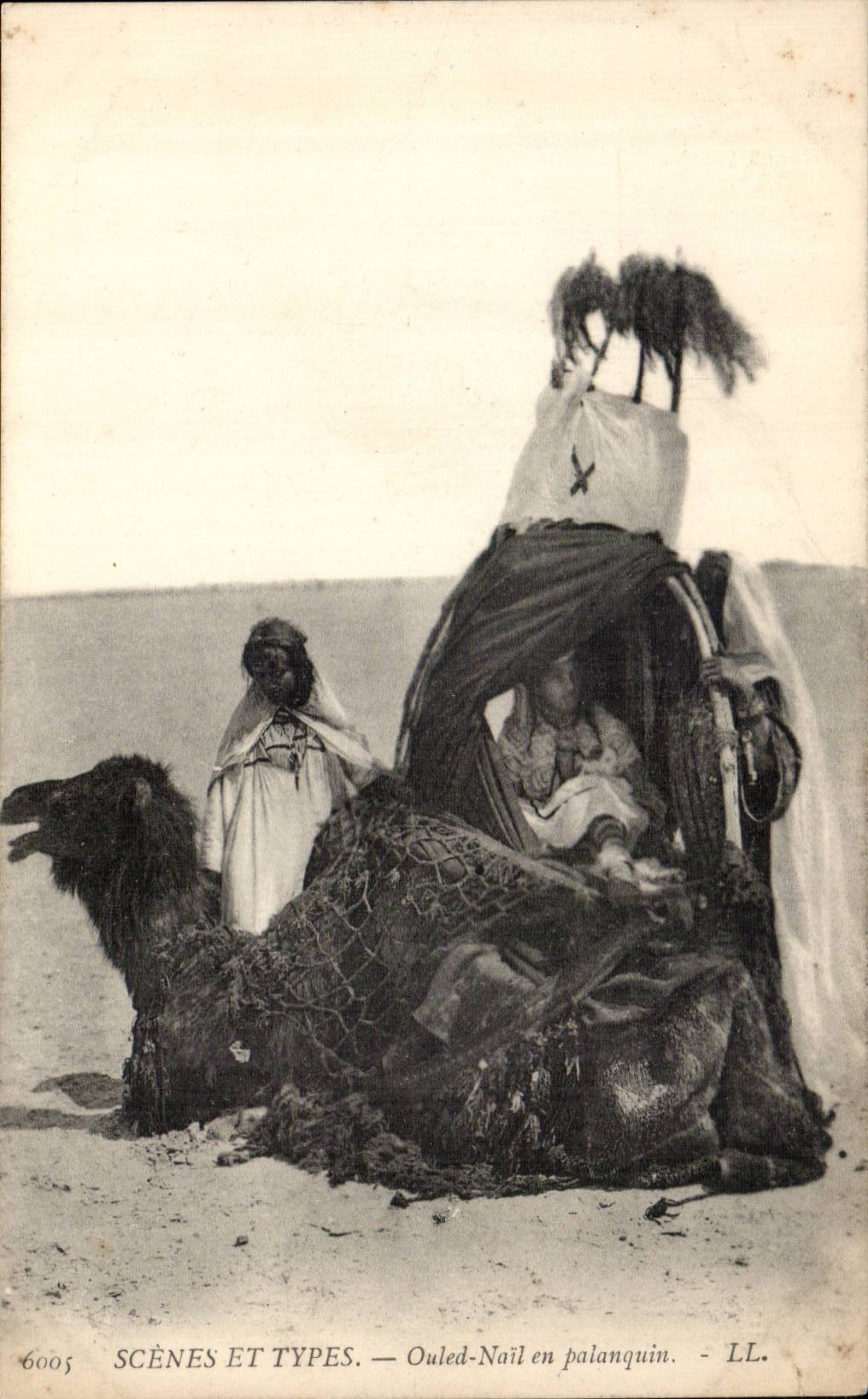 Szenen und StandardOuled Naid Algerien-CPA im Riffgerat