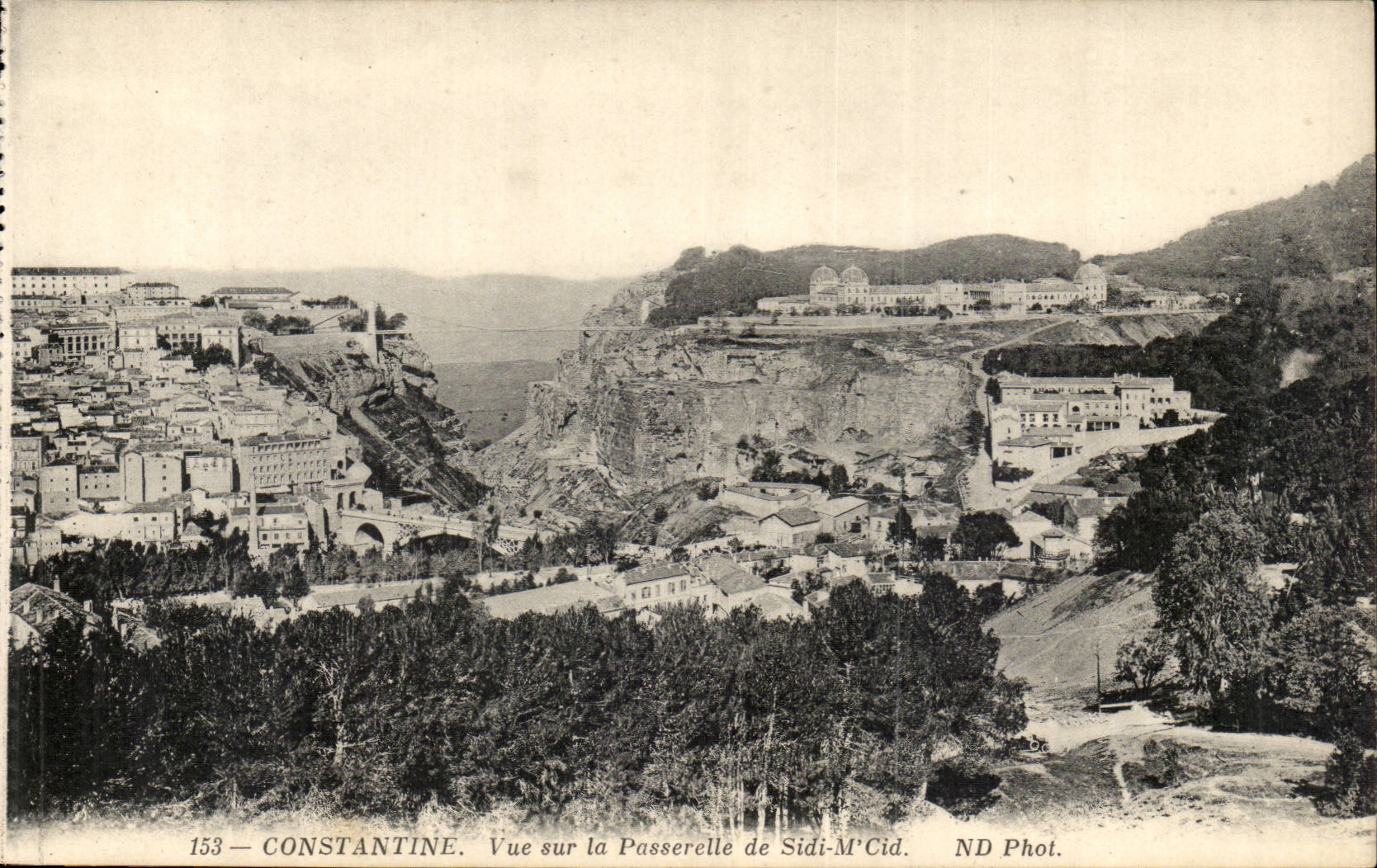 Algerien Constantine CPA gesehen auf den Steg von Sidi Herrn Cid