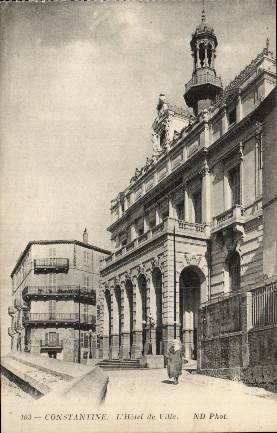 Rathaus Algerien-Constantine CPA