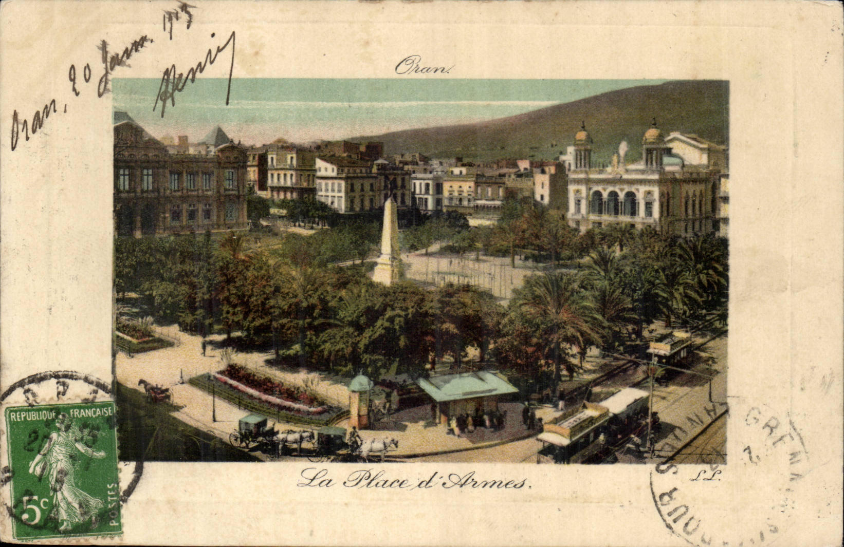 Algeria Oran CPA the place of weapons