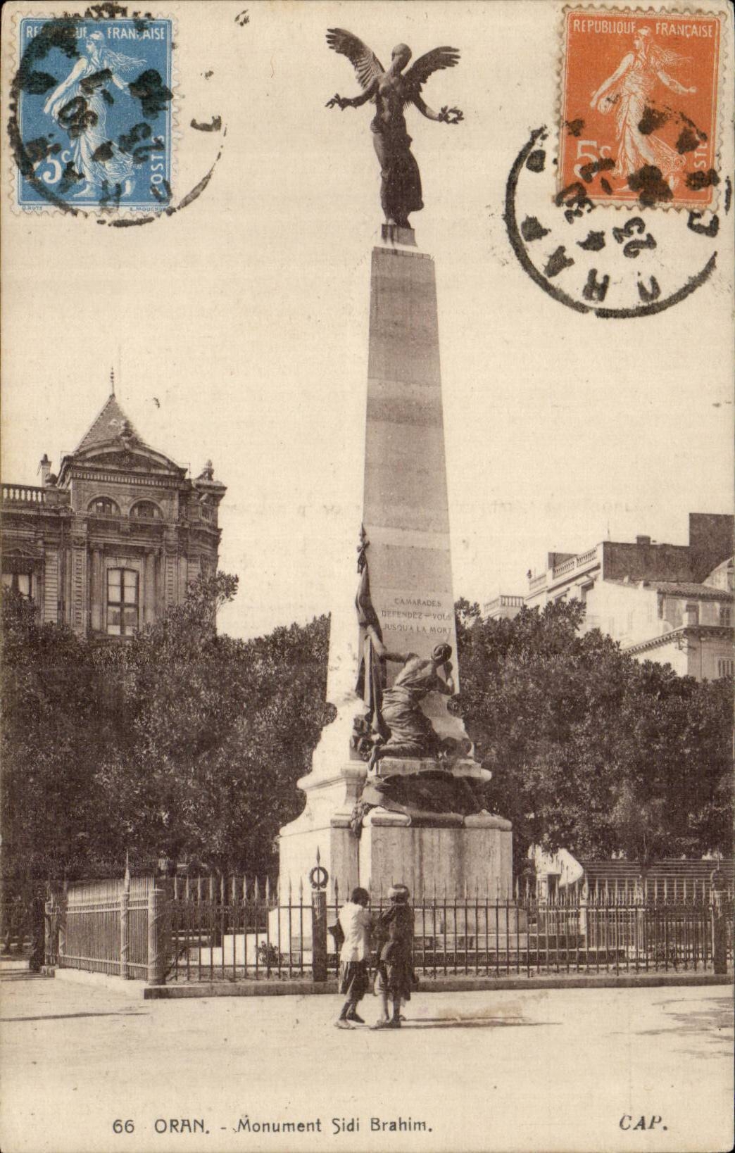 Algeria Oran CPA Monument Sidi Brahim