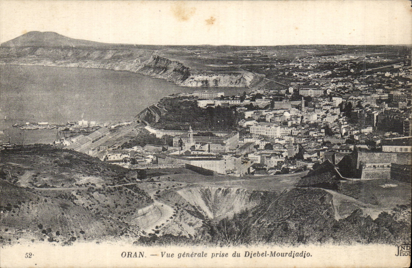 Algeria Oran CPA View taken of Djebel Mourdjadjo