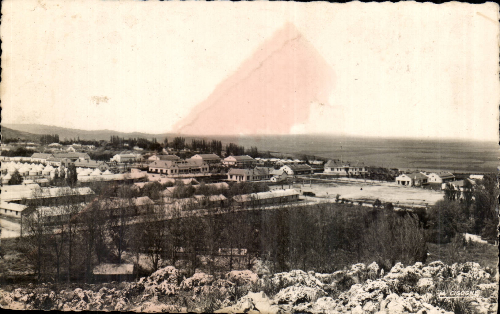 Algeria El Hajeb CPA Seen of the military camp on the administrative buildings