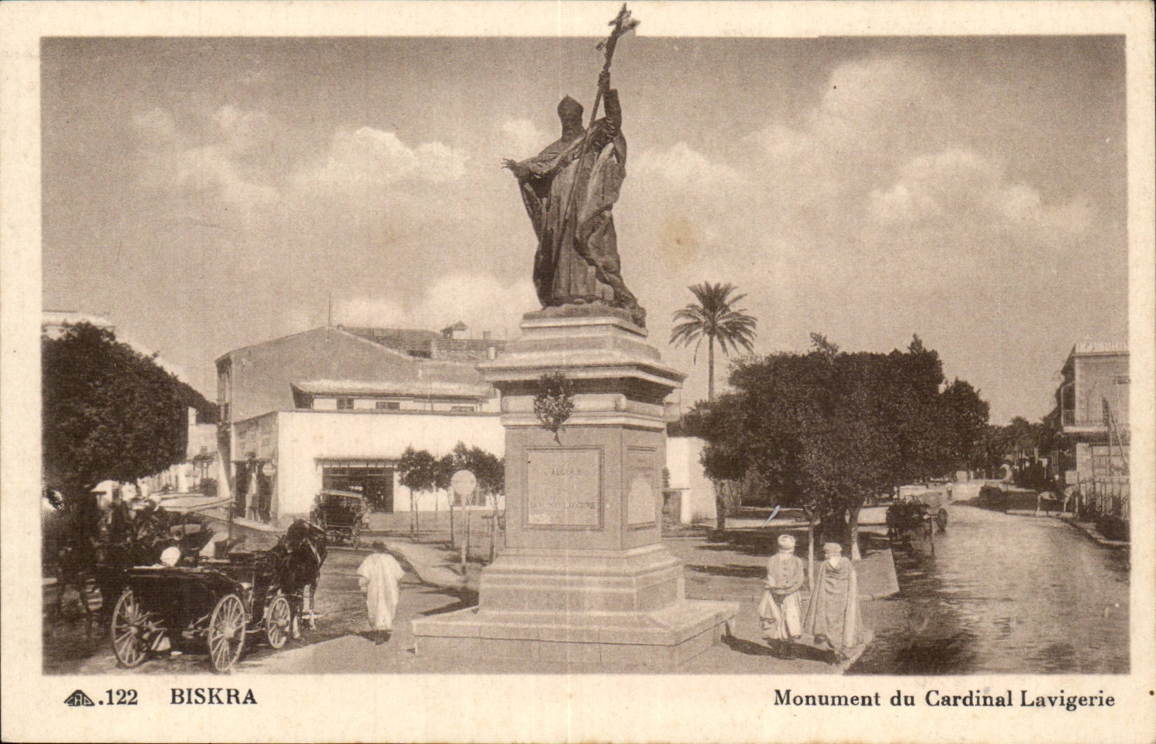 Constantine - Algerien - Algerien - Afrika - Afrika - Denkmal des Lavigerie Kardinals - CPA