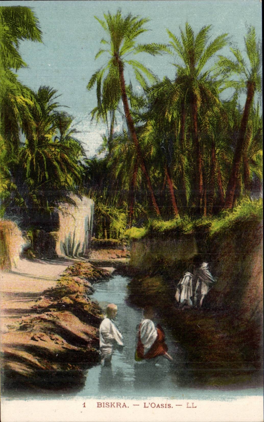 Constantine - Algerien - Algerien - Afrika - Afrika - Biskra - die Oase - CPA