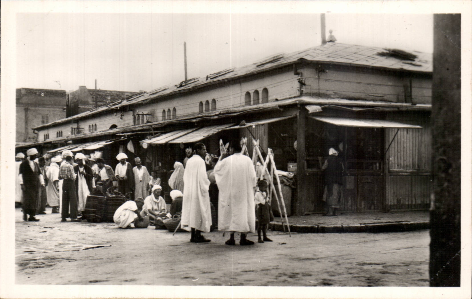 Constantine - Algerien - Algerien - Afrika - Afrika - Biskra - eine Ecke des eingeborenen Marktes - CPA