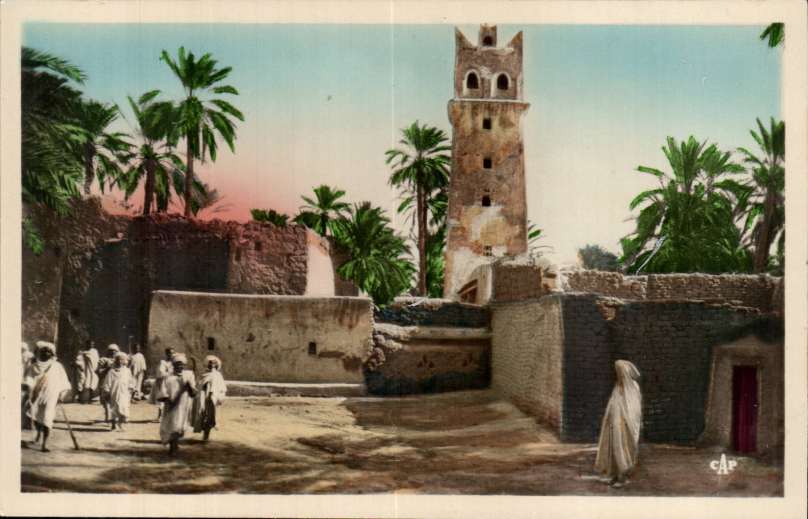 Constantine-- Biskra alter Mann - Moschee von Sidi Mousso - CPA