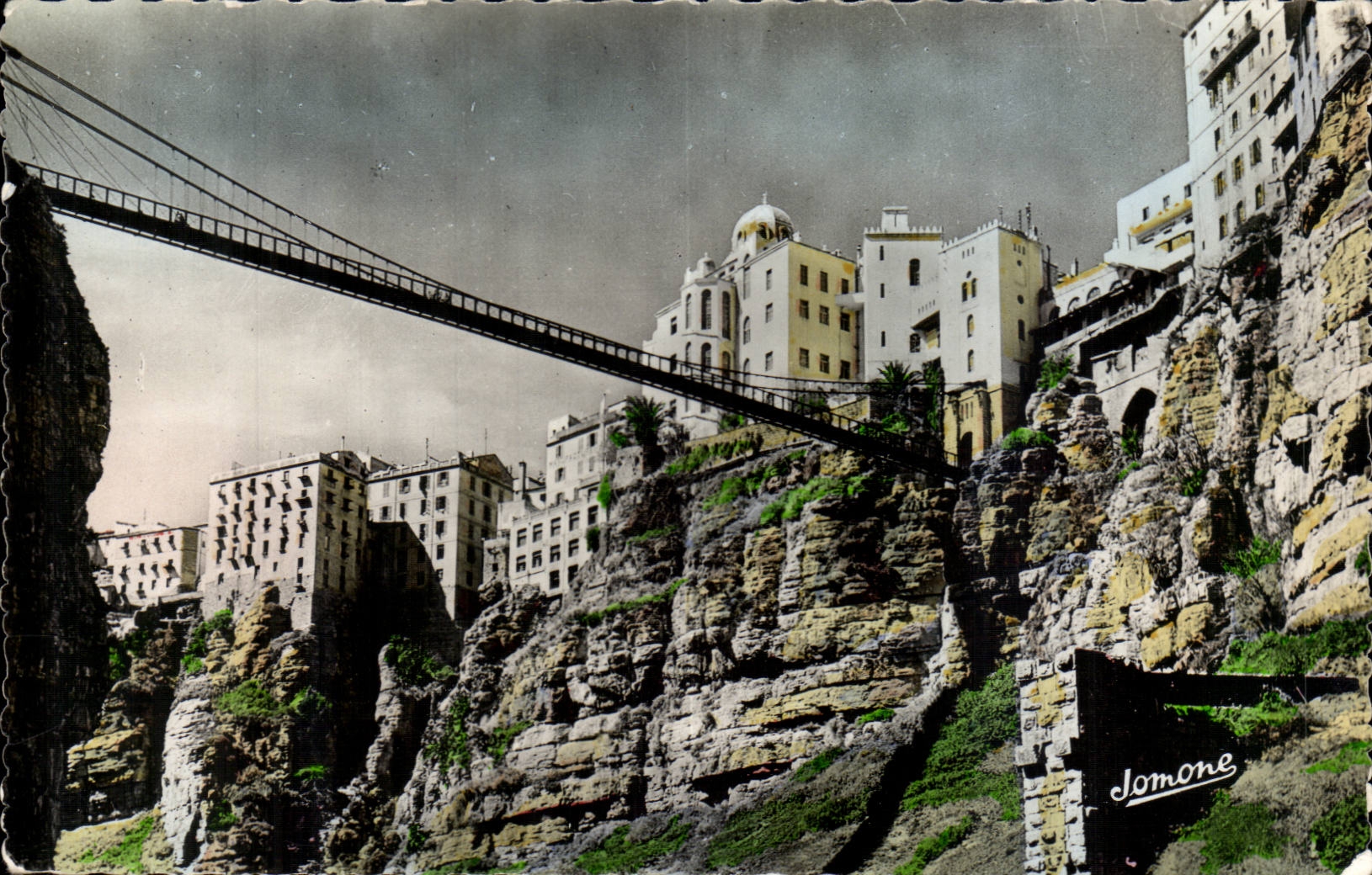 Constantine - Algerien - Afrika - der Perragaud Steg und das Medersa - CPA