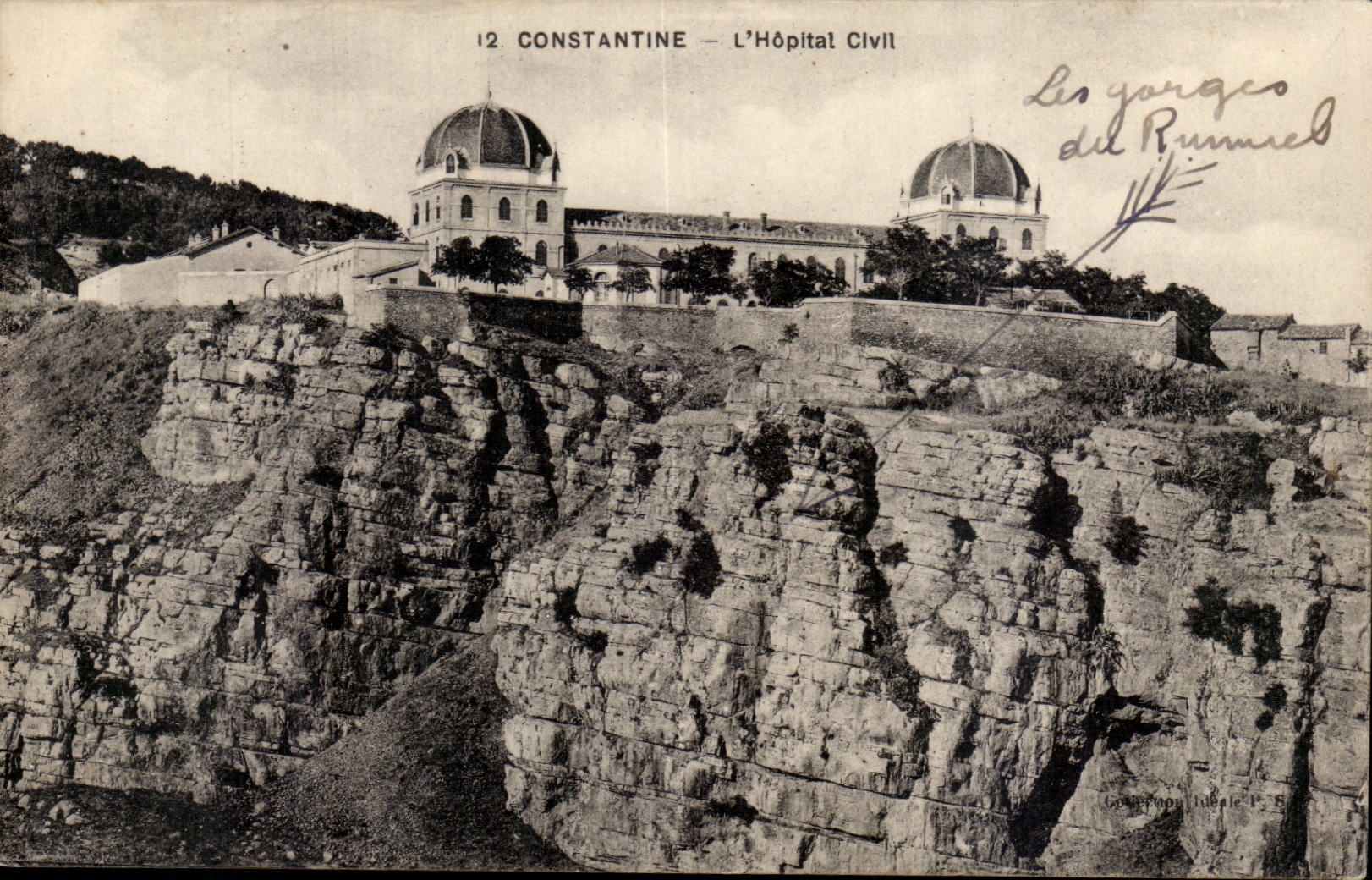 Algerien - Afrika - Constantine - das Zivilkrankenhaus - CPA