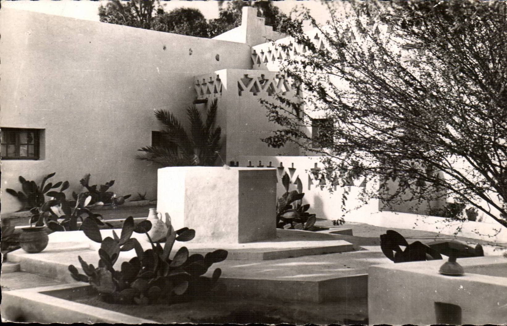 Algeria Blessed Abbots MODERN CARD the tower of the hotel of the Trans-Saharan one