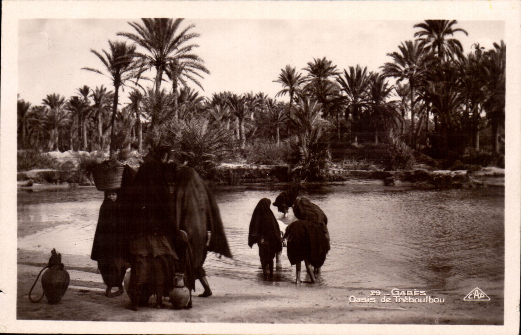 Algeria CPA oasis of TReboulbou (women)