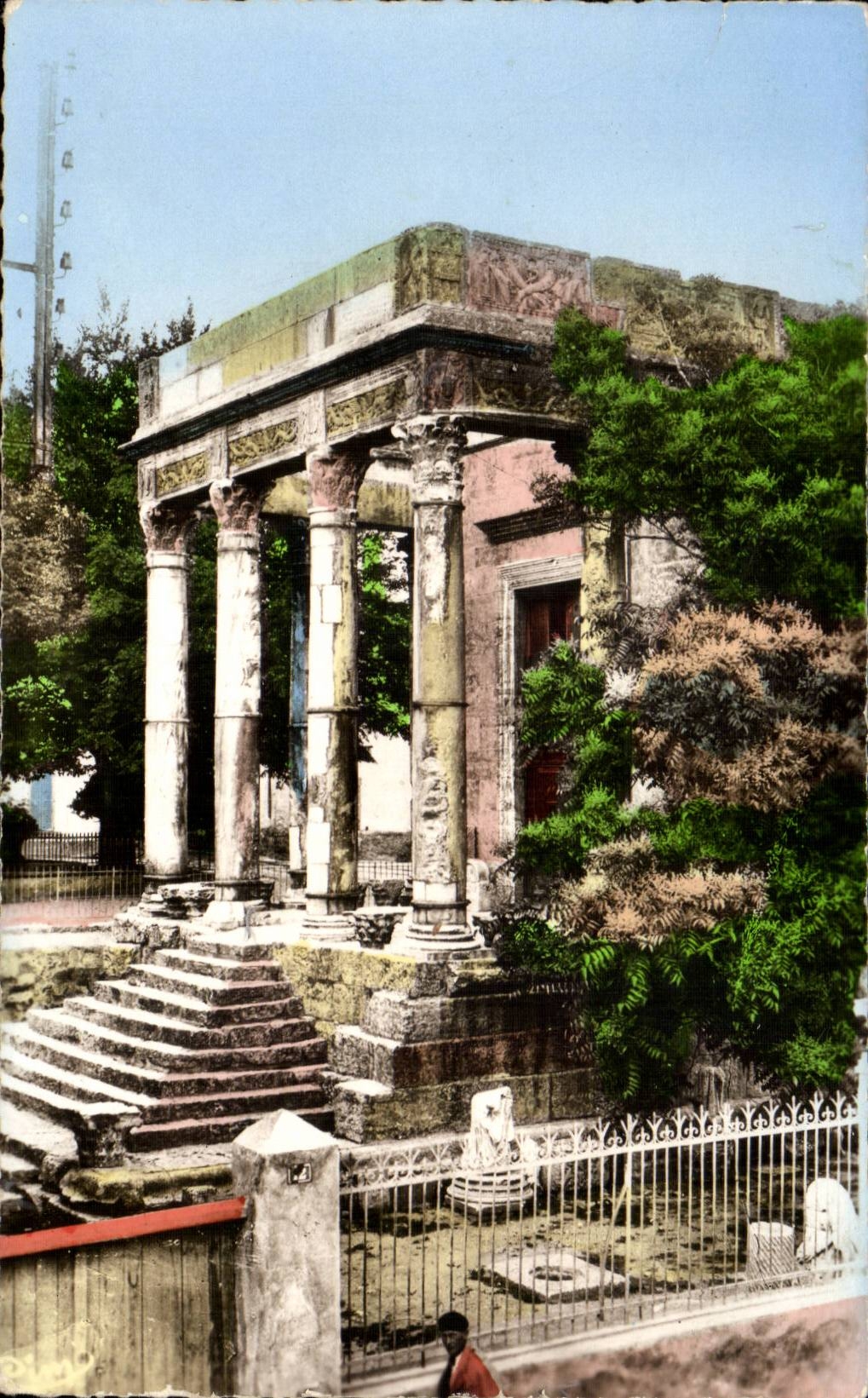 Algeria CPA Teressa (Bone) Temple of minerve