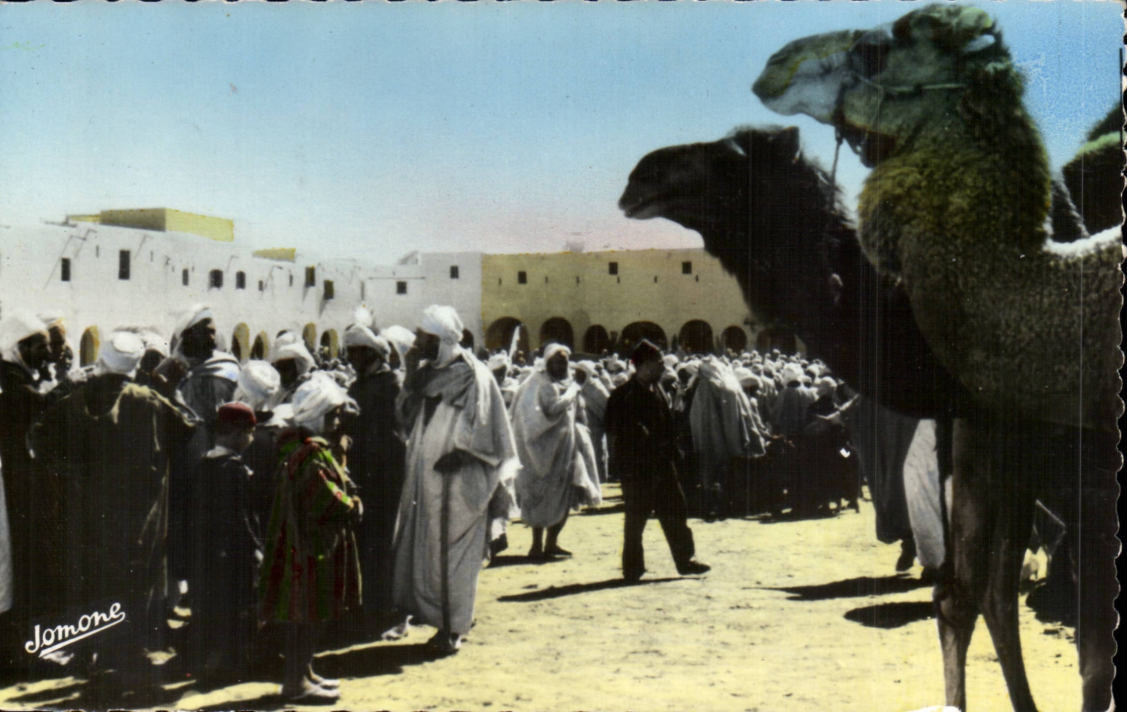Algeria CPA Ghardaia the place of the market