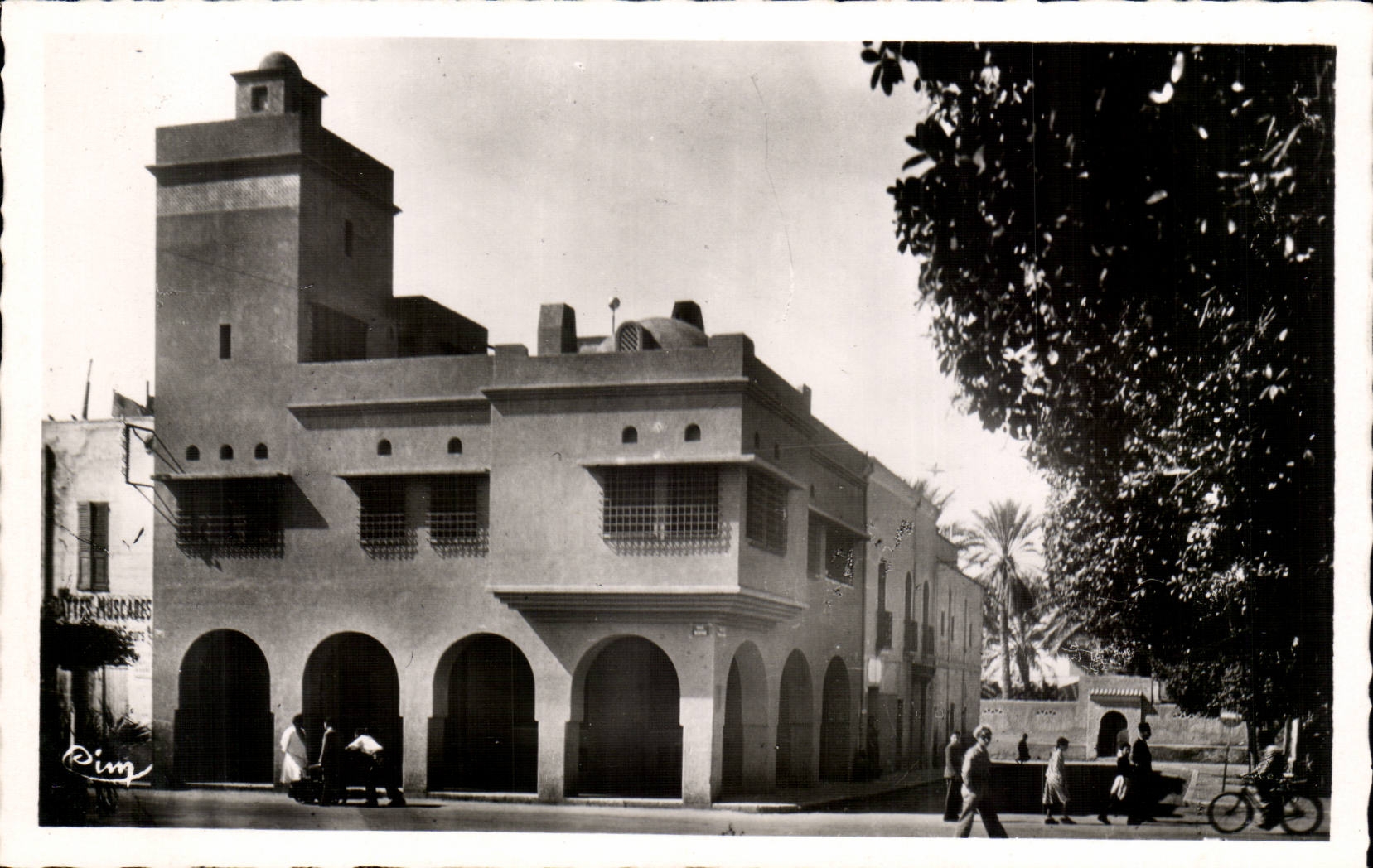 Algerien Biskra CPA Constantine die Bausparkasse