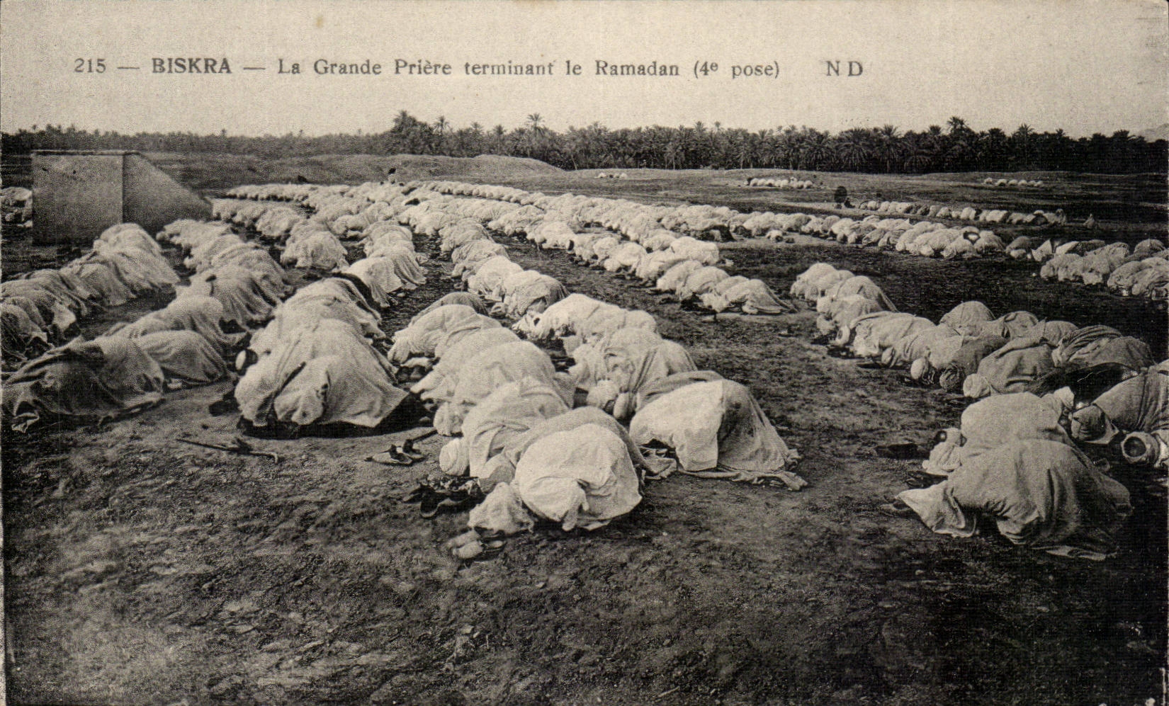 Algeria CPA Biskra Constantine the great prayer finishing Ramadaon (4th installation)