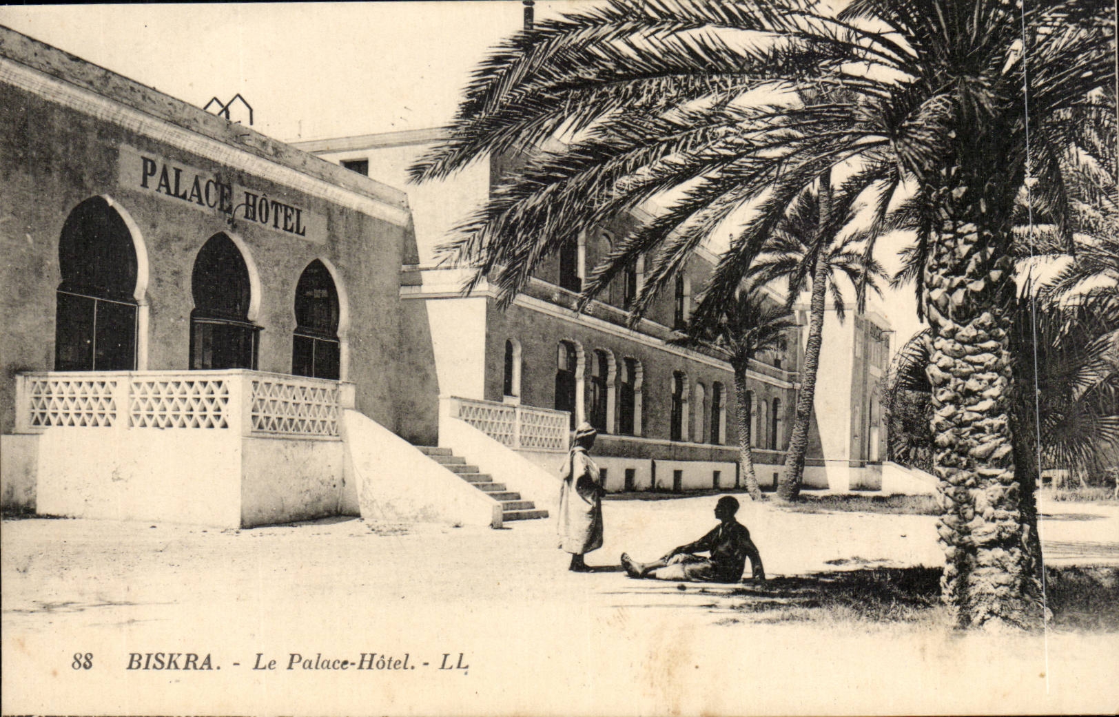 Algeria Biskra CPA the de luxe hotel Hotel