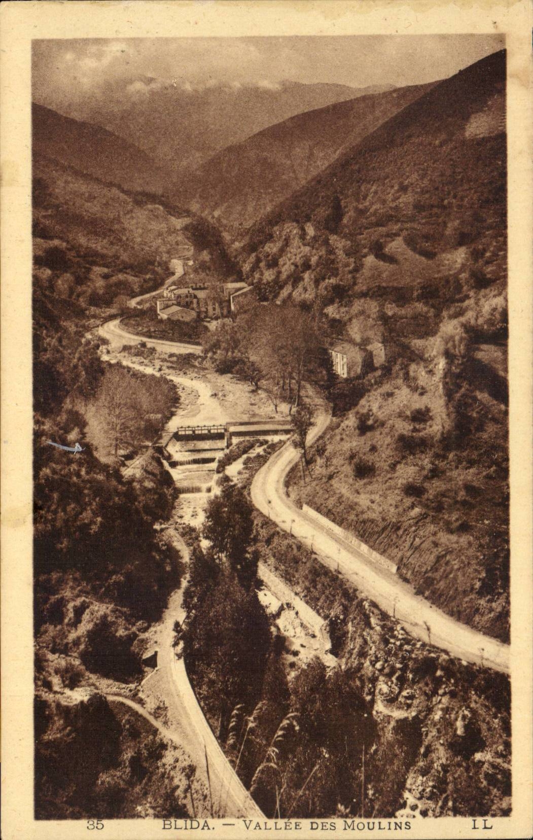 Algeria CPA Blida Valley of the mills