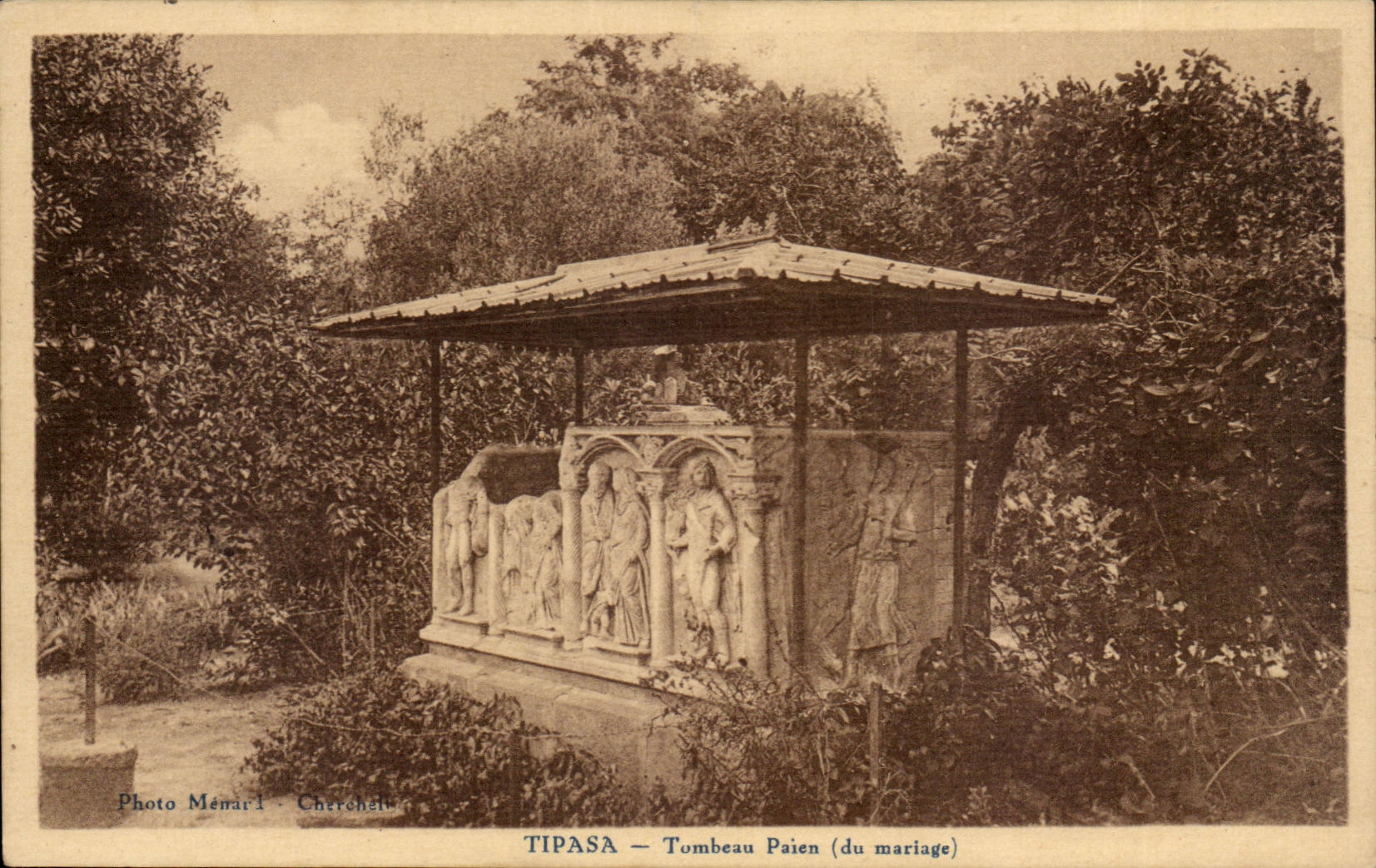 Algeria CPA Tipasa pagan Tomb (of the marriage)