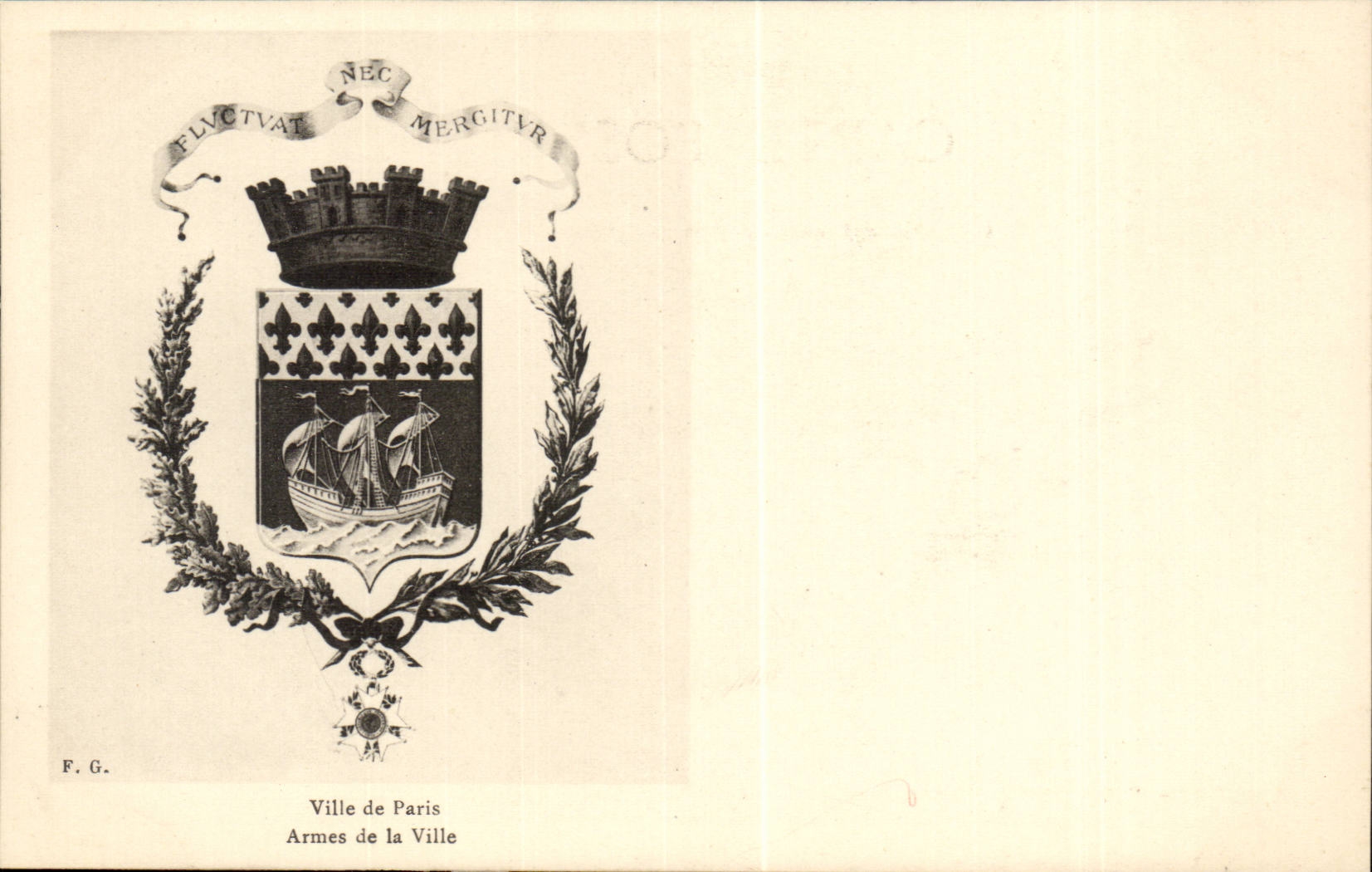 Paris CPA Ville de Paris Arme de la ville