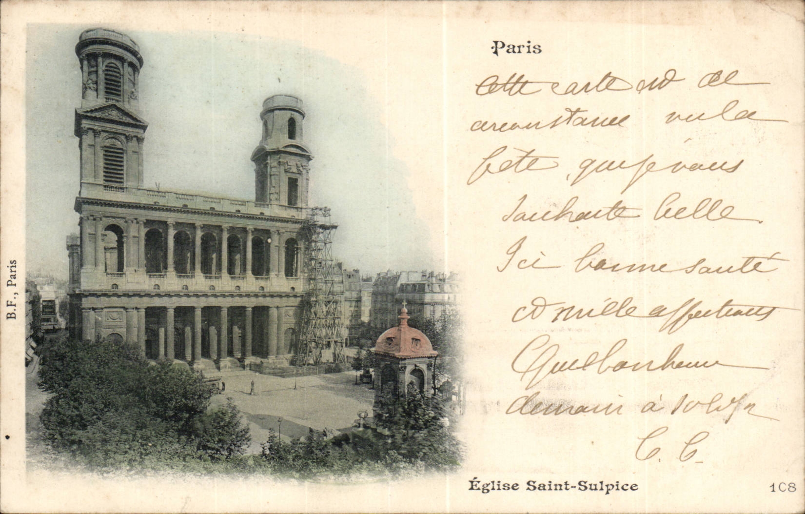 Paris CPA Eglise Saint Sulpice