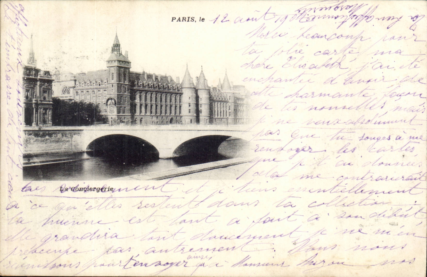 Paris CPA La conciergerie