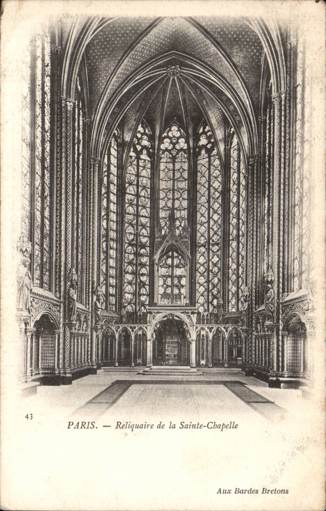 Paris CPA Reliquaire de la Sainte Chapelle