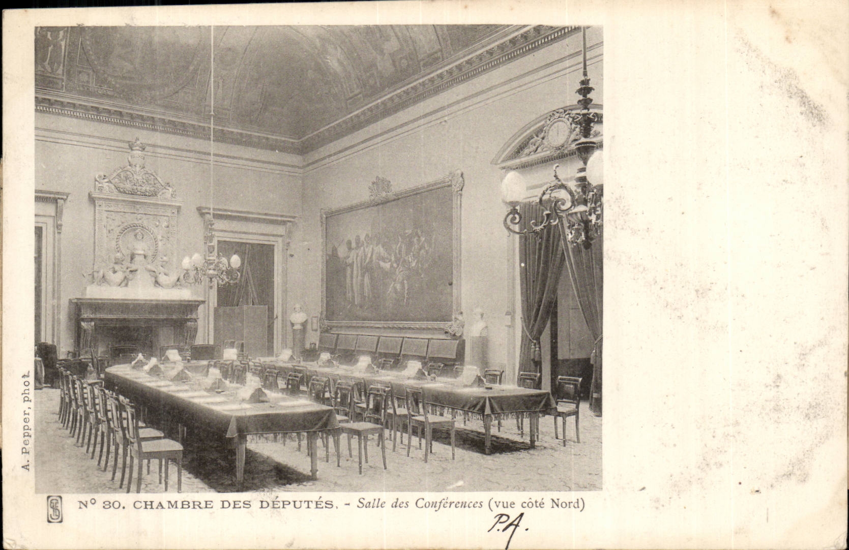 Paris CPA House of Commons Room of the Conferences (seen northern dimension)