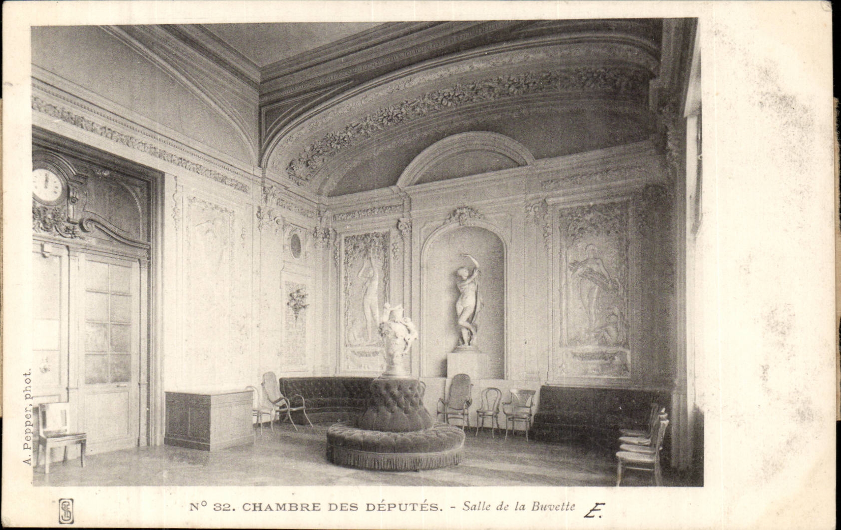 Paris CPA House of Commons Room of the refreshment bar