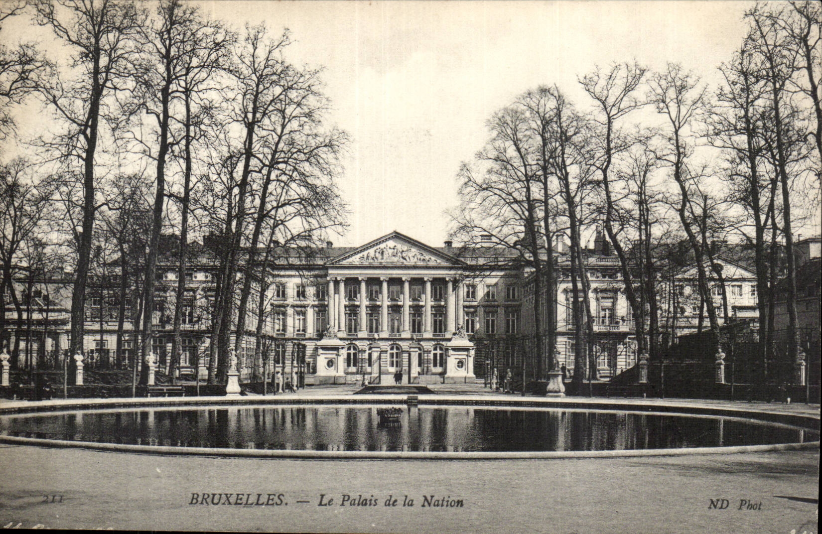 Belgie Belgium Brussels CPA the palate of the Nation