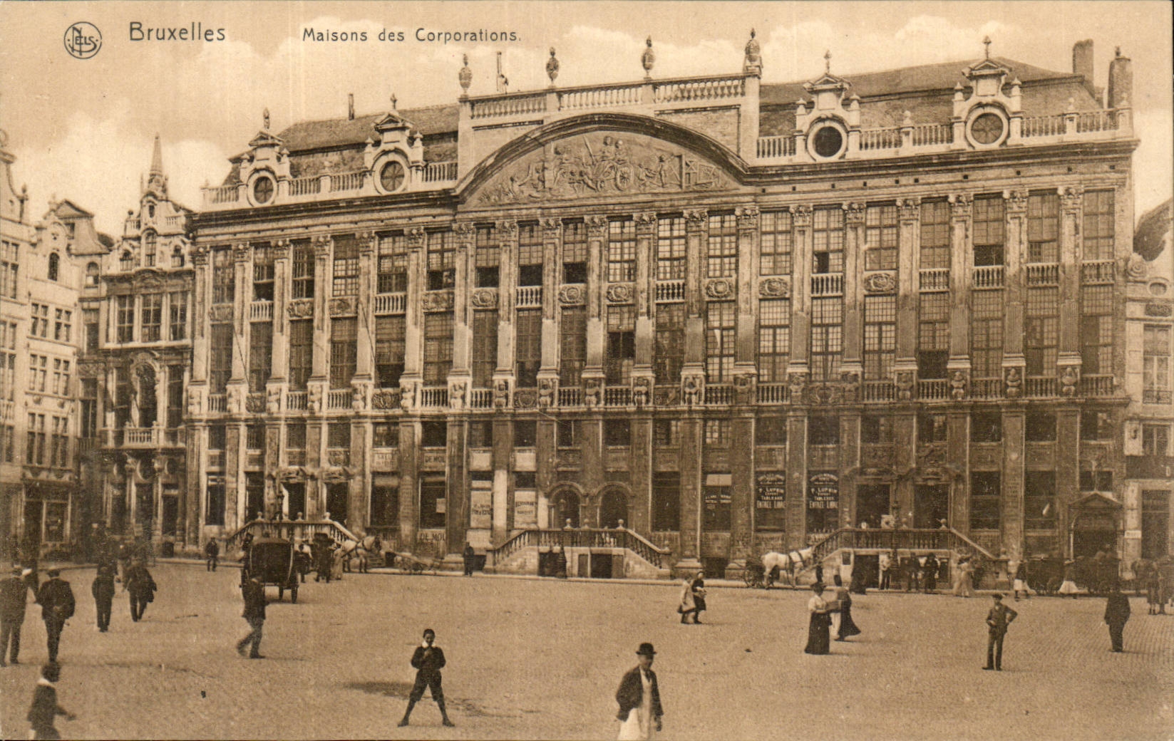 Belgie Belgium Brussels CPA House of the Corporations