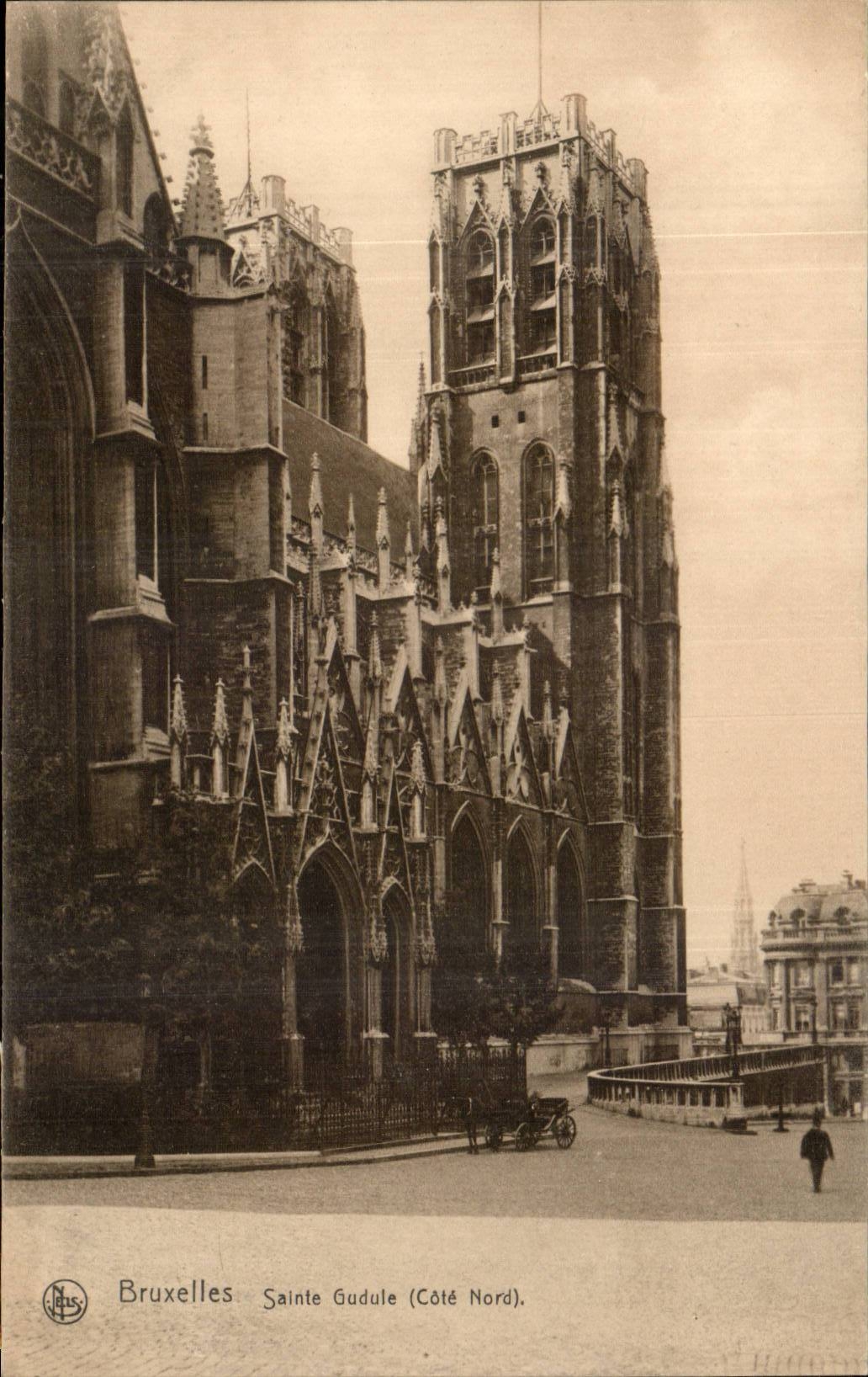 Belgie Belgium Brussels CPA Sainte Gudule (Northern dimension)