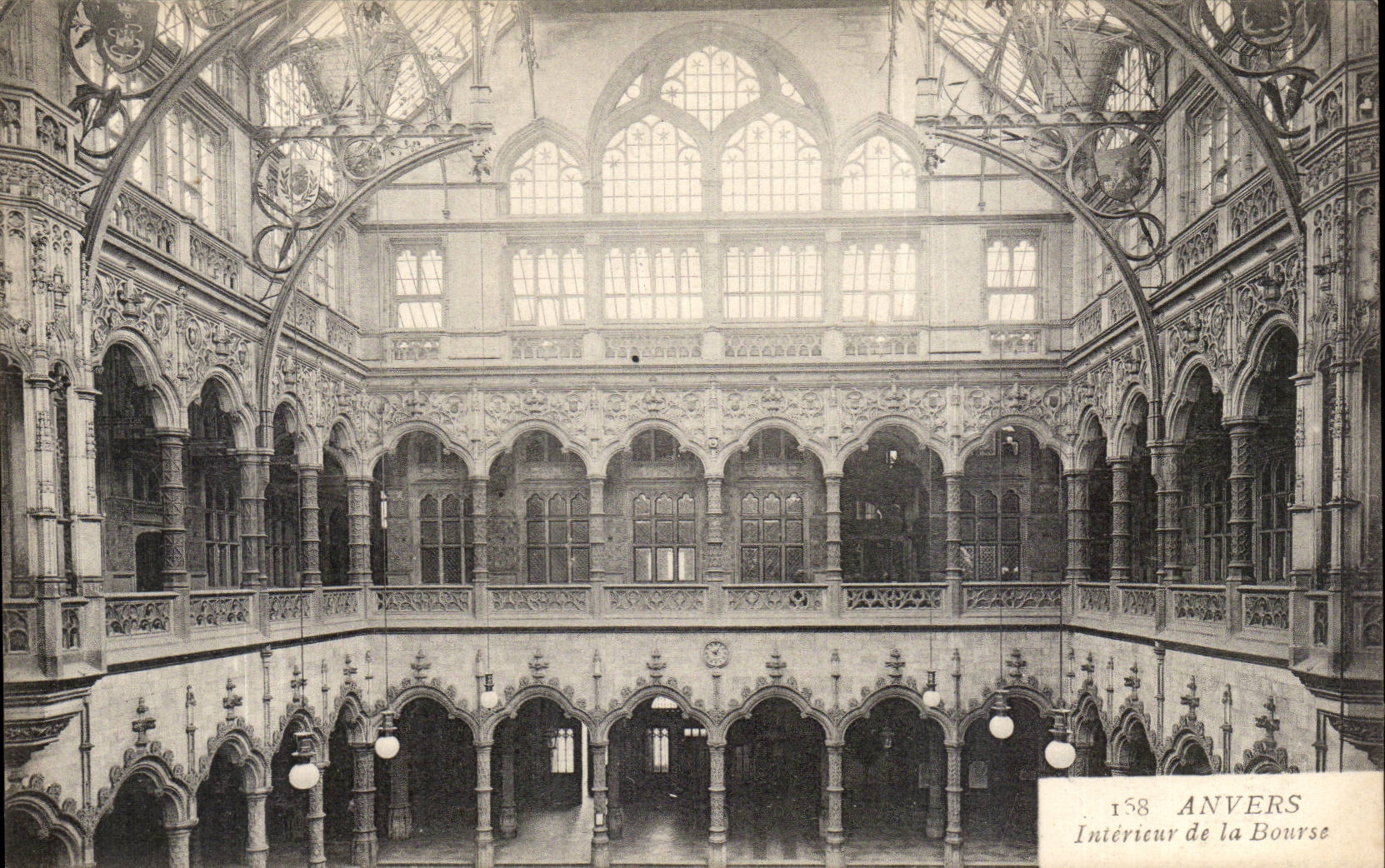 Belgie Belgien Antwerpen CPA Innenraum der Borse