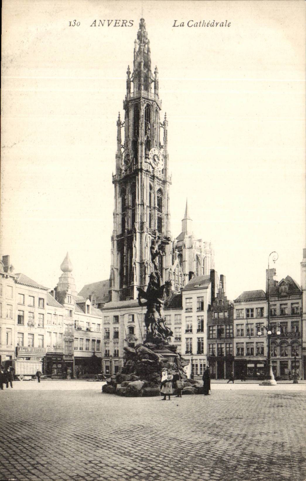 Belgie Belgien Antwerpen CPA die Kathedrale