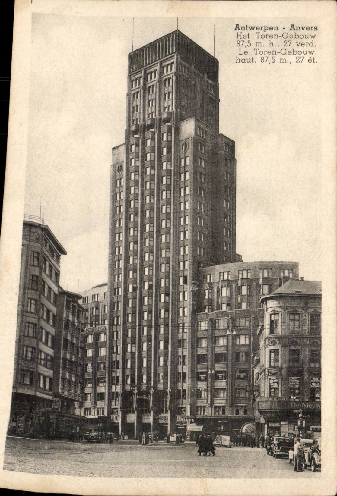 Belgium Belgie Antwerp Het Roren Gebouw