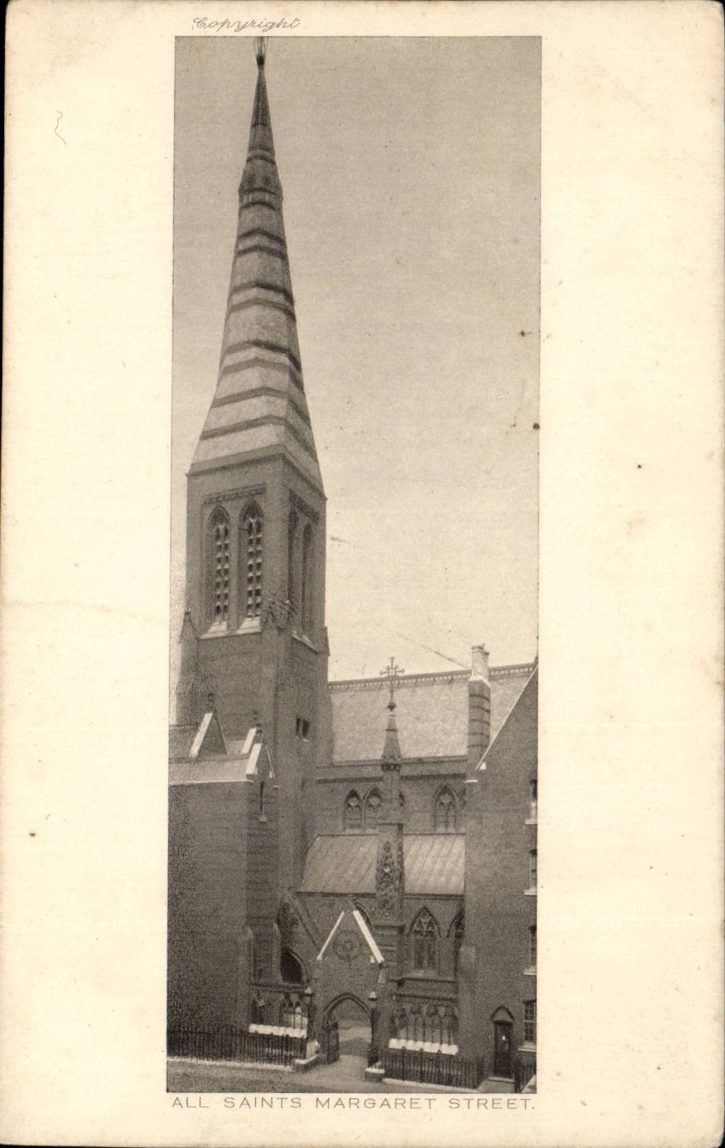 Grande Bretagne CPA All saints Margaret Street