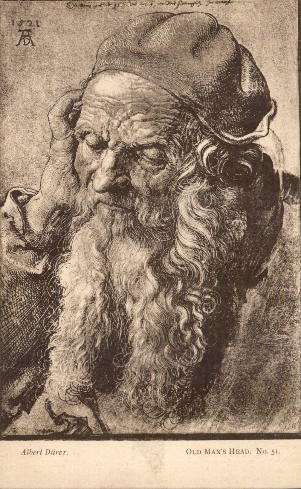 Albert Durer CPA Old man's head